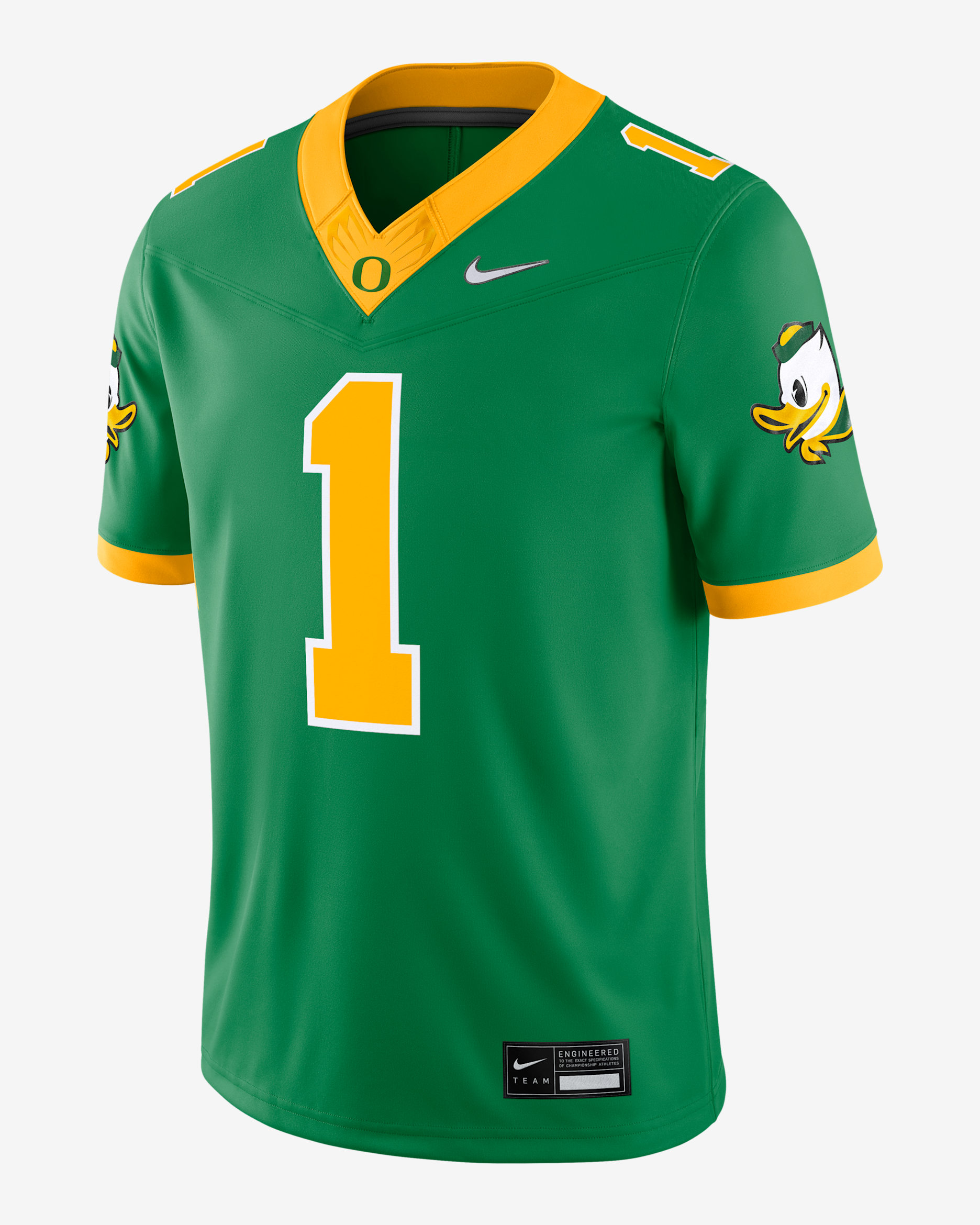 オレゴン大学 Ducks 試合用ユニフォーム上下 Oregon Ducks Men's Nike Dri-FIT College Game Jersey. Nike.com